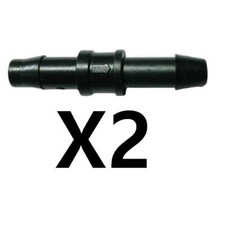 2x Straight One Way Inline